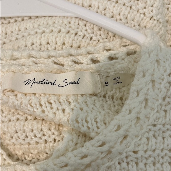 Cream Ruffle Tank Top - Picture 3 of 4